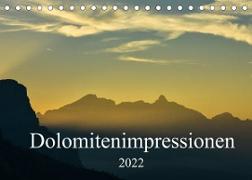 Dolomitenimpressionen (Tischkalender 2022 DIN A5 quer)