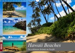 Hawaii Beaches - Die schönsten Strände im Pazifik (Wandkalender 2022 DIN A3 quer)