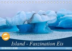 Island - Faszination Eis. Vatnajökull Gletscher (Tischkalender 2022 DIN A5 quer)