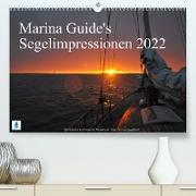 Marina Guide's Segelimpressionen 2022 (Premium, hochwertiger DIN A2 Wandkalender 2022, Kunstdruck in Hochglanz)