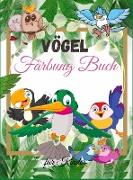 Vögel Färbung Buch für Kinder