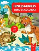 Libro de colorear de dinosaurios para niños