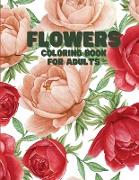 Flowers Coloring Book for Adults