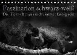 Faszination schwarz-weiß - Die Tierwelt muss nicht immer farbig sein (Tischkalender 2022 DIN A5 quer)