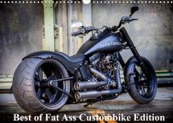 Exklusive Best of Fat Ass Custombike Edition, feinste Harleys mit fettem Hintern (Wandkalender 2022 DIN A3 quer)