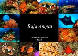 Raja Ampat - Faszinierende Unterwasserwelt (Wandkalender 2022 DIN A3 quer)