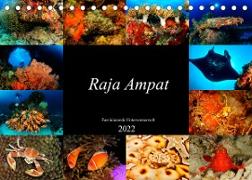 Raja Ampat - Faszinierende Unterwasserwelt (Tischkalender 2022 DIN A5 quer)