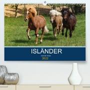 Isländer - icelandic horses (Premium, hochwertiger DIN A2 Wandkalender 2022, Kunstdruck in Hochglanz)