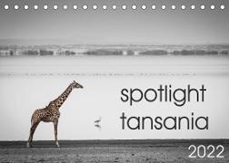 spotlight tansania (Tischkalender 2022 DIN A5 quer)