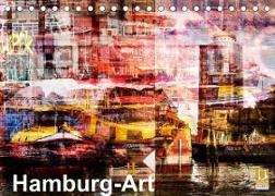 Hamburg-Art (Tischkalender 2022 DIN A5 quer)