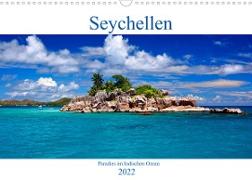 Seychellen - Paradies im Indischen Ozean (Wandkalender 2022 DIN A3 quer)