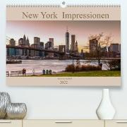 New York Impressionen 2022 (Premium, hochwertiger DIN A2 Wandkalender 2022, Kunstdruck in Hochglanz)