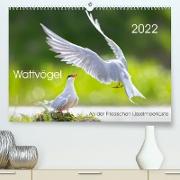 Wattvögel an der Friesischen IJsselmeerküste (Premium, hochwertiger DIN A2 Wandkalender 2022, Kunstdruck in Hochglanz)