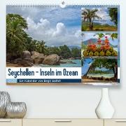 Seychellen - Inseln im Ozean (Premium, hochwertiger DIN A2 Wandkalender 2022, Kunstdruck in Hochglanz)