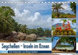 Seychellen - Inseln im Ozean (Tischkalender 2022 DIN A5 quer)