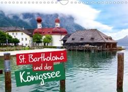 St. Bartholomä und der Königssee (Wandkalender 2022 DIN A4 quer)