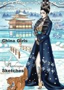 China Girls - Burlesque Sketches (Tischkalender 2022 DIN A5 hoch)