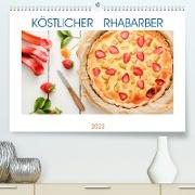 Köstlicher Rhabarber (Premium, hochwertiger DIN A2 Wandkalender 2022, Kunstdruck in Hochglanz)