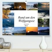 Rund um den Wolfgangsee (Premium, hochwertiger DIN A2 Wandkalender 2022, Kunstdruck in Hochglanz)