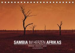 SAMBIA IM HERZEN AFRIKAS (Tischkalender 2022 DIN A5 quer)
