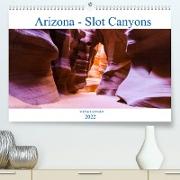 Arizona - Slot Canyons (Premium, hochwertiger DIN A2 Wandkalender 2022, Kunstdruck in Hochglanz)
