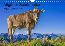 Allgäuer Schönheiten Allgäu - Land der Kühe (Wandkalender 2022 DIN A4 quer)