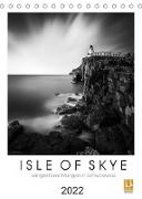 Isle of Skye - Langzeitbelichtungen in Schwarzweiß (Tischkalender 2022 DIN A5 hoch)