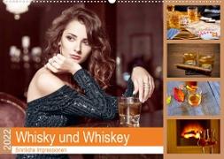 Whisky und Whiskey 2022. Sinnliche Impressionen (Wandkalender 2022 DIN A2 quer)