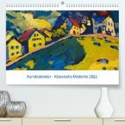 Klassische Moderne 2022 - Mit Kunst durchs Jahr (Premium, hochwertiger DIN A2 Wandkalender 2022, Kunstdruck in Hochglanz)