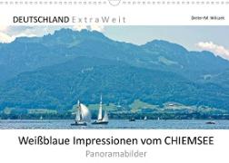 Weißblaue Impressionen vom CHIEMSEE Panoramabilder (Wandkalender 2022 DIN A3 quer)