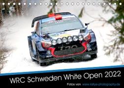 WRC Schweden White Open 2022 (Tischkalender 2022 DIN A5 quer)