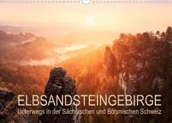 Elbsandsteingebirge: Unterwegs in der Sächsischen und Böhmischen Schweiz (Wandkalender 2022 DIN A3 quer)