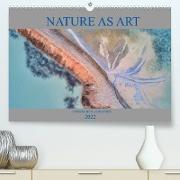 Nature as Art - Tongruben von oben (Premium, hochwertiger DIN A2 Wandkalender 2022, Kunstdruck in Hochglanz)
