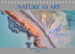 Nature as Art - Tongruben von oben (Tischkalender 2022 DIN A5 quer)