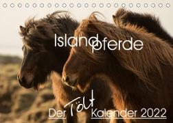 Islandpferde - Der Tölt Kalender (Tischkalender 2022 DIN A5 quer)