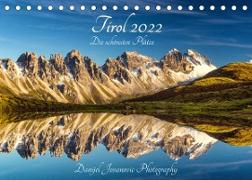 Tirol 2022 - die schönsten PlätzeAT-Version (Tischkalender 2022 DIN A5 quer)