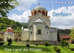 Serbien - Das Land der Klöster (Tischkalender 2022 DIN A5 quer)