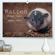 Ratten. Kleine Nager, großes Herz. (Premium, hochwertiger DIN A2 Wandkalender 2022, Kunstdruck in Hochglanz)