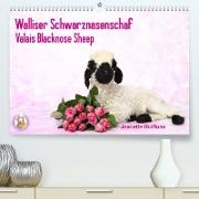 Walliser Schwarznasenschaf Valais Blacknose Sheep (Premium, hochwertiger DIN A2 Wandkalender 2022, Kunstdruck in Hochglanz)