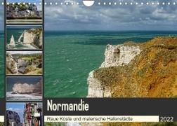 Normandie - Raue Küste und malerische Hafenstädte (Wandkalender 2022 DIN A4 quer)