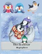 Libro de colorear de pingüinos