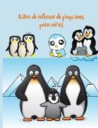 Libro de colorear de pingüinos para niños