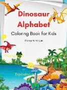 Dinosaur Alphabet Coloring Book for Kids