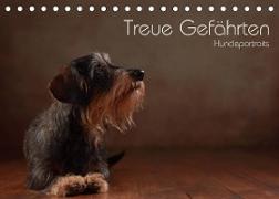 Treue Gefährten - Hundeportraits (Tischkalender 2022 DIN A5 quer)
