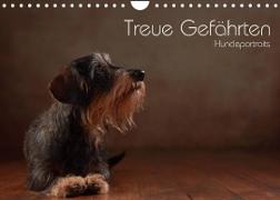 Treue Gefährten - Hundeportraits (Wandkalender 2022 DIN A4 quer)