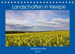Landschaften in Kierspe (Tischkalender 2022 DIN A5 quer)