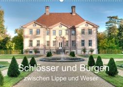 Schlösser und Burgen zwischen Lippe und Weser (Wandkalender 2022 DIN A2 quer)