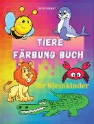Tiere Färbung Buch für Kleinkinder