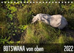 Botswana von oben (Tischkalender 2022 DIN A5 quer)