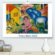 Franz Marc 2022 (Premium, hochwertiger DIN A2 Wandkalender 2022, Kunstdruck in Hochglanz)